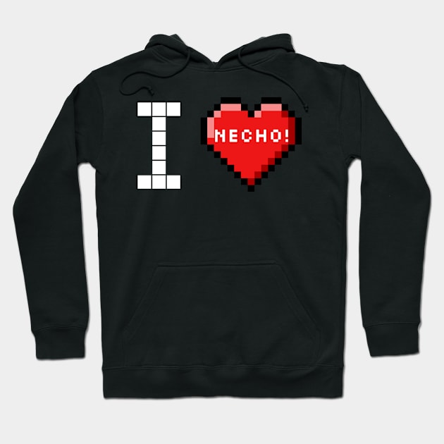 Vintage style I love Necho Hoodie by Dogyy ART